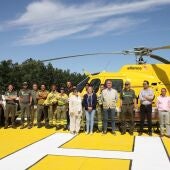 Operativo contra incendios en Segovia