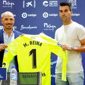 Reina y Manolo Gaspar, Málaga CF Reina y Manolo Gaspar, Málaga CF