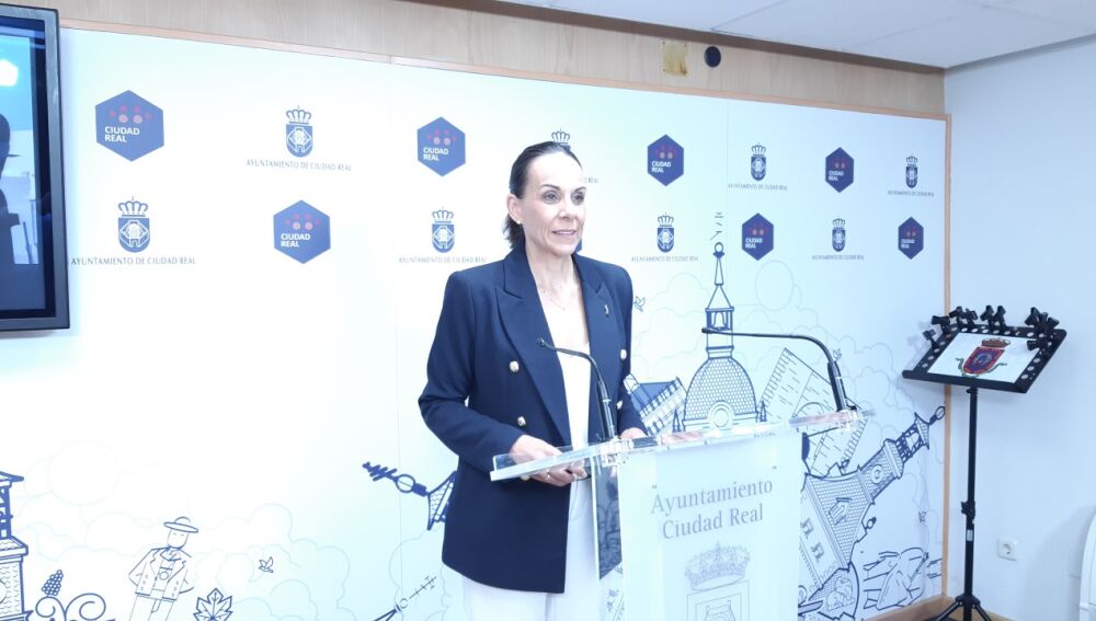 Eva Masías durante la rueda de prensa