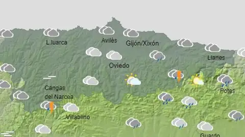 El tiempo hoy en Asturias