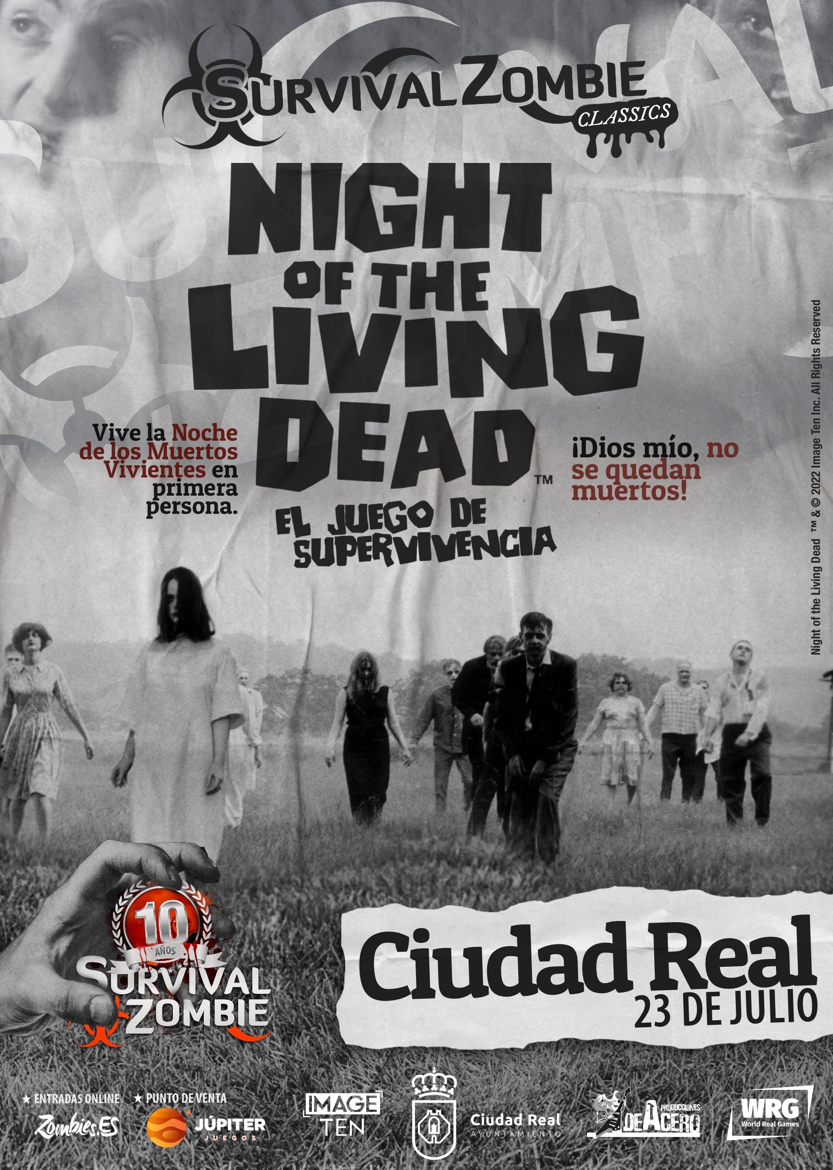 Ciudad Real acogerá una ‘Survival Zombie’ muy especial el próximo 23 de julio, como antesala de la Pandorga Ciudad Real acogerá una ‘Survival Zombie’ muy especial el próximo 23 de julio, como antesala de la Pandorga