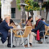 terraza plaza españa mérida
