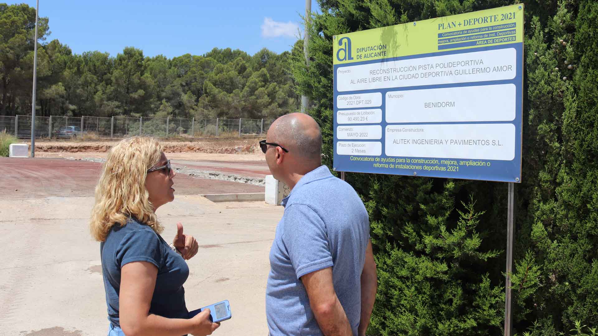 Benidorm terminará en julio la Pista Polideportiva del Guillermo Amor Benidorm terminará en julio la Pista Polideportiva del Guillermo Amor