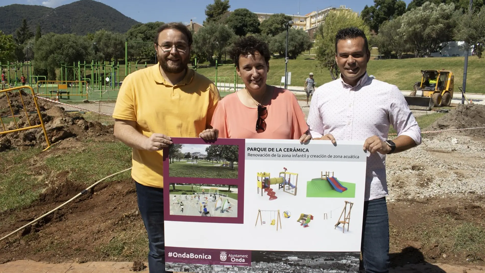 El Ayuntamiento de Onda transforma el parque de la Cerámica en un espacio de ocio infantil
