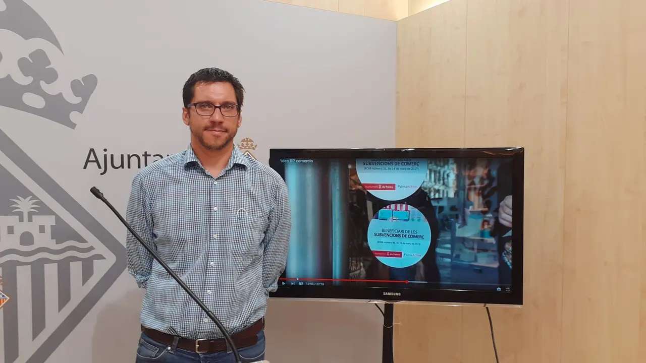 Rodrigo Romero durante su etapa como regidor del equipo de gobierno municipal de Palma