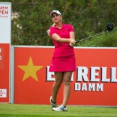Laura Gómez, golfista sampedreña