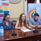 Instantes de la presentación del programa de actos en el Ayuntamiento de Cádiz Instantes de la presentación del programa de actos en el Ayuntamiento de Cádiz
