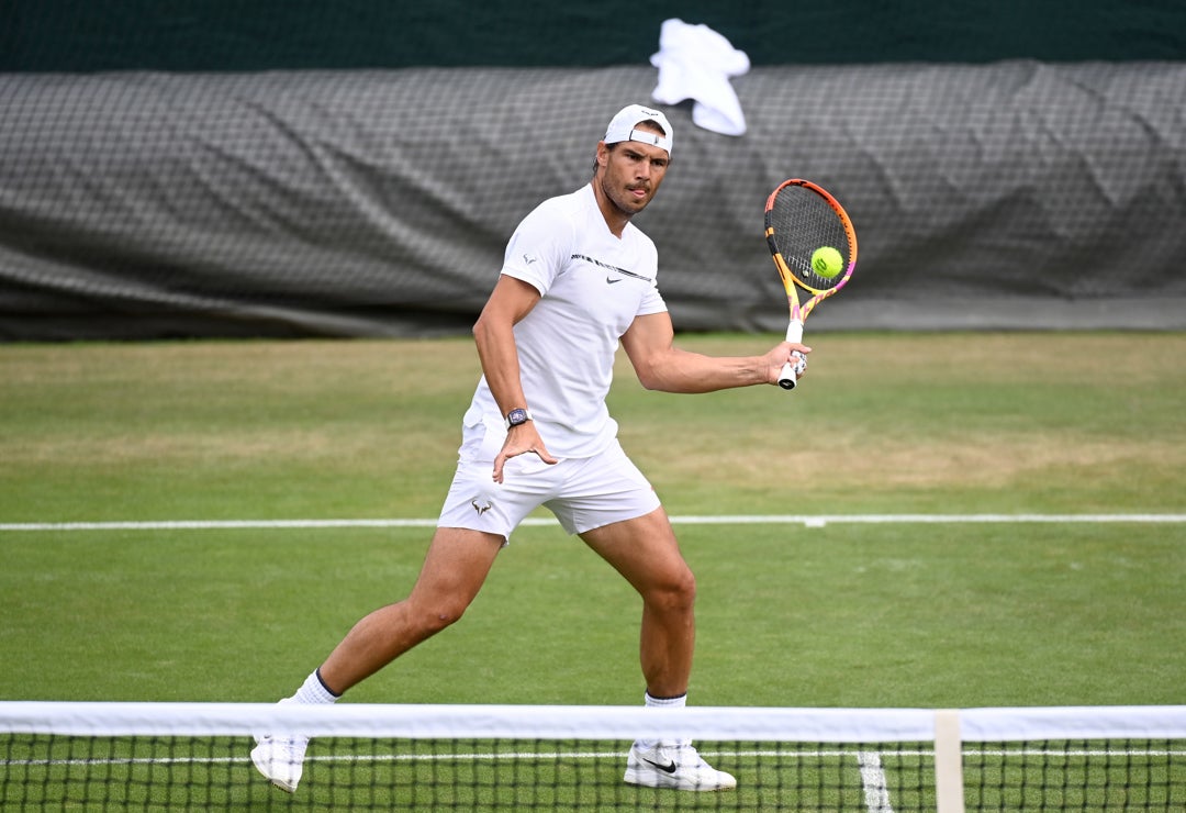 Así sería el camino de Rafa Nadal hacia una posible final de Wimbledon Así sería el camino de Rafa Nadal hacia una posible final de Wimbledon