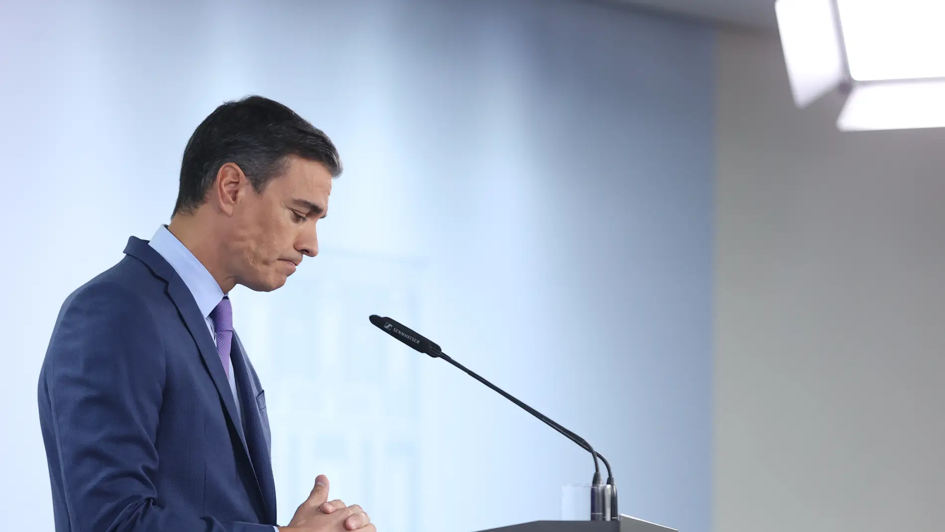 Pedro Sánchez, durante el anuncio del nuevo plan anticrisis del Gobierno