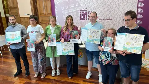 El Ayuntamiento de Palencia edita el primer mapa turístico en braille para personas con discapacidad visual y una guía de la ciudad inclusiva