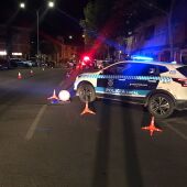 Un control de tráfico nocturno de la Policía Local de Ciudad Real