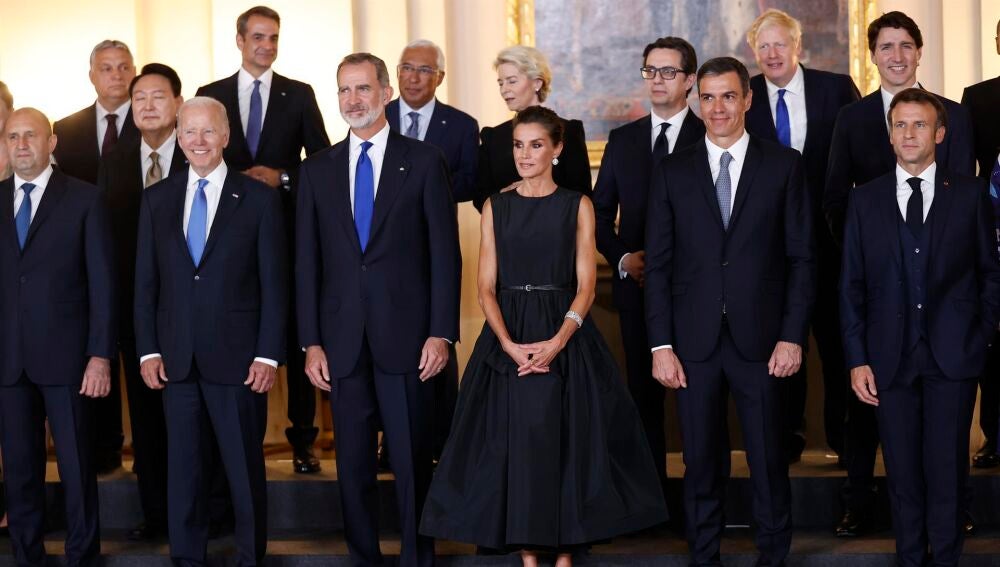 Foto de los líderes en la víspera de la cumbre de la OTAN en Madrid