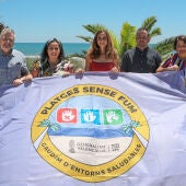 Castelló iza por segundo año la bandera de ‘Playa sin Humo’ en el Serradal