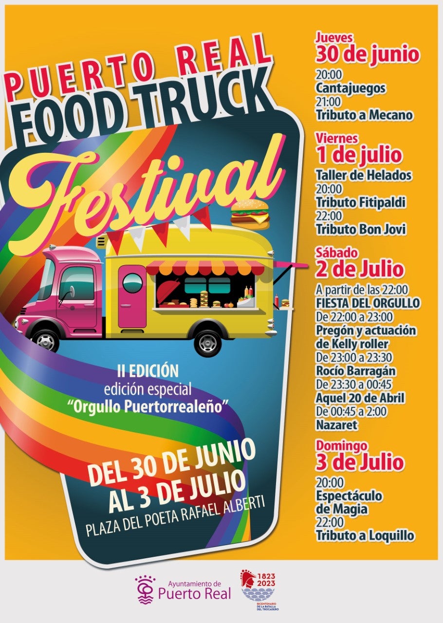 Vuelve el Puerto Real Food Truck Festival dedicado al Orgullo Puertorrealeño Vuelve el Puerto Real Food Truck Festival dedicado al Orgullo Puertorrealeño