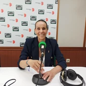 Eva Masías durante la entrevista en Onda Cero Ciudad Real Eva Masías durante la entrevista en Onda Cero Ciudad Real