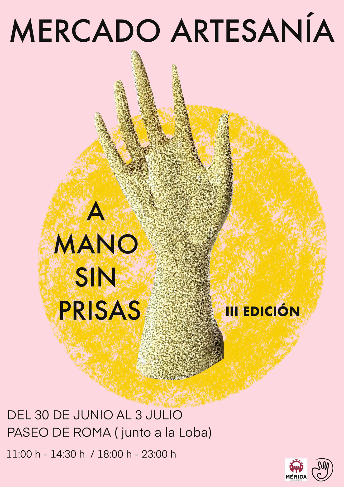 El Paseo de Roma acoge desde el jueves la III edición del mercado artesano de la Asociación “A mano sin prisas” El Paseo de Roma acoge desde el jueves la III edición del mercado artesano de la Asociación “A mano sin prisas”