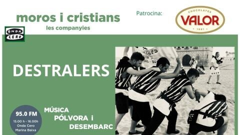 El negre i el blanc son els colors dels Destralers.