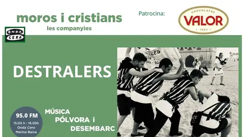 El negre i el blanc son els colors dels Destralers. El negre i el blanc son els colors dels Destralers.