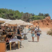 Imagen del chiringuito de playa 'Sa Caleta' en Ibiza