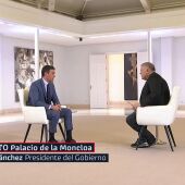 Momento de la entrevista entre Pedro Sánchez y Antonio García Ferreras