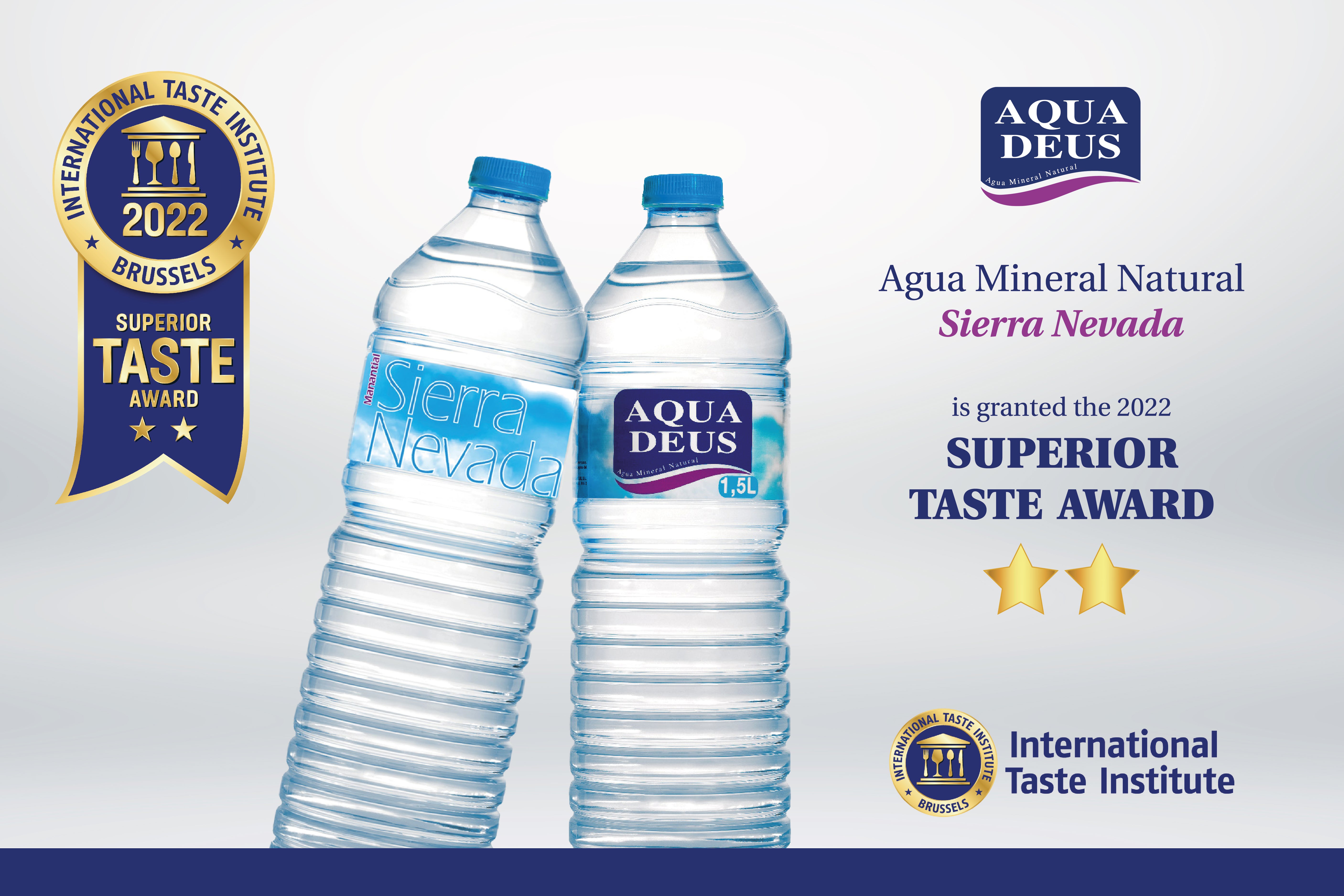 Aquadeus Sierra Nevada permiada con dos estrellas en los Superior Taste Awards Aquadeus Sierra Nevada permiada con dos estrellas en los Superior Taste Awards