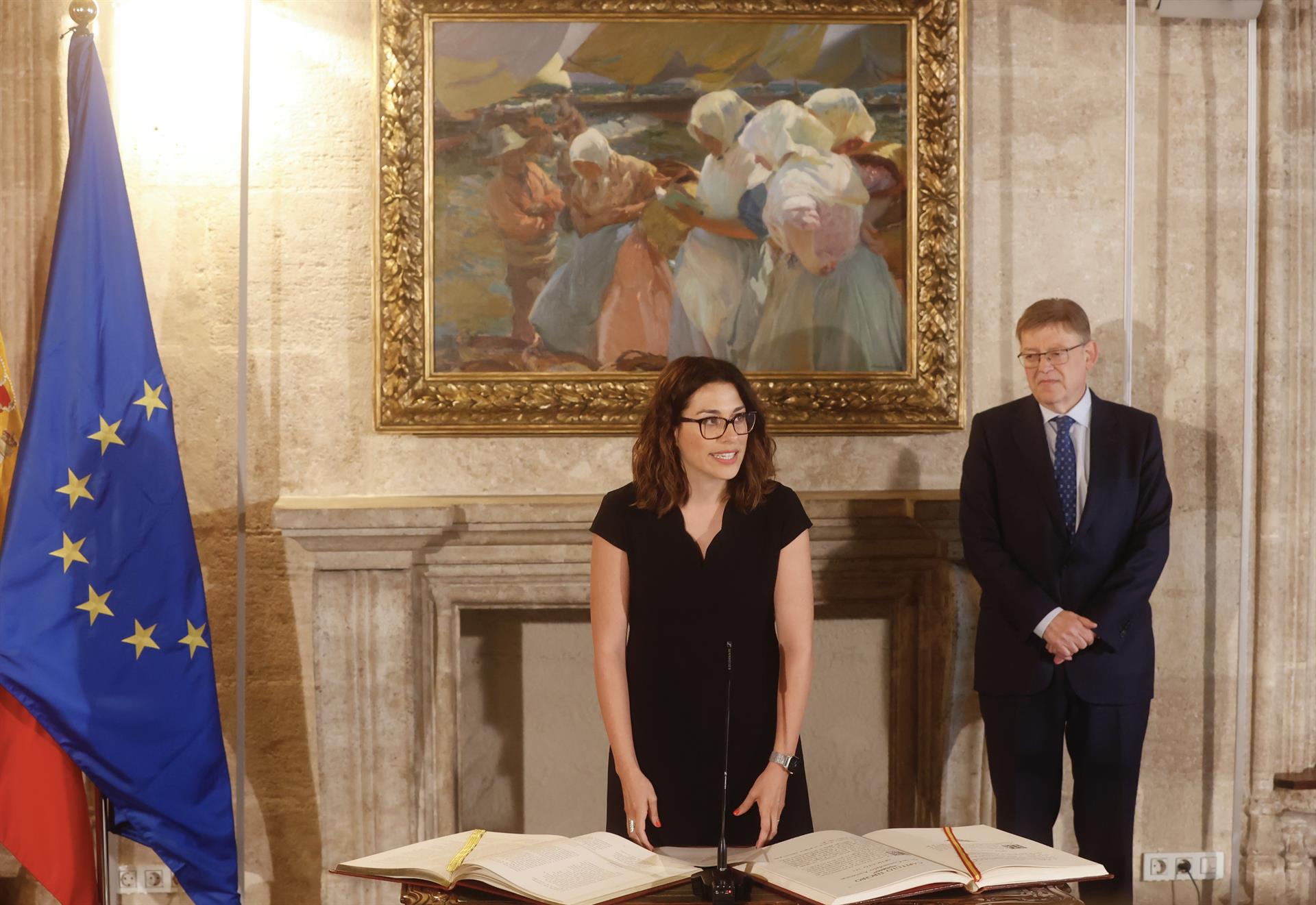 Aitana Mas toma posesión como nueva Vicepresidenta del Consell en sustitución de Mónica Oltra Aitana Mas toma posesión como nueva Vicepresidenta del Consell en sustitución de Mónica Oltra