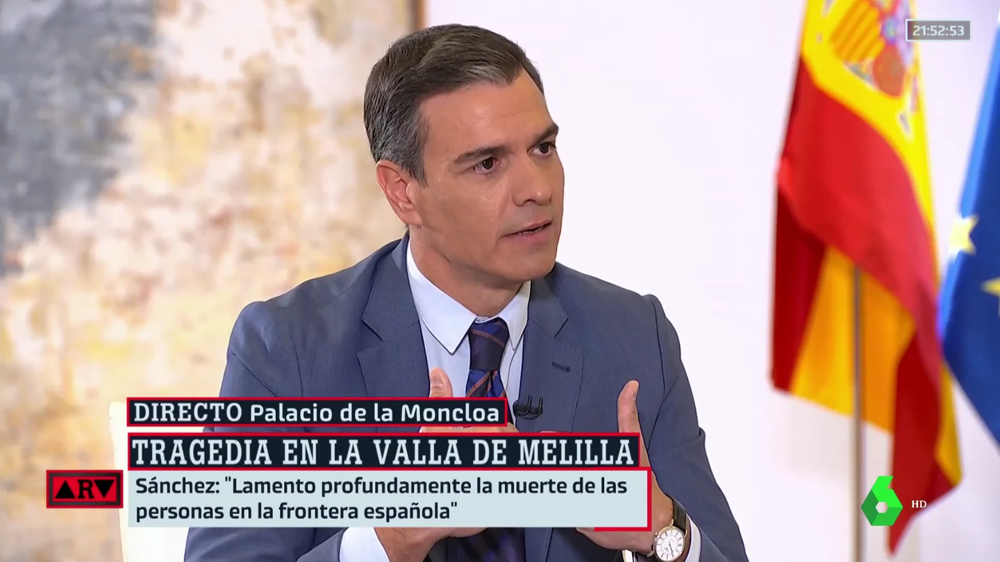 El presidente del Gobierno, Pedro Sánchez, en Al Rojo Vivo con Antonio García Ferreras El presidente del Gobierno, Pedro Sánchez, en Al Rojo Vivo con Antonio García Ferreras