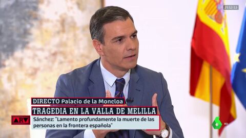 El presidente del Gobierno, Pedro Sánchez, en Al Rojo Vivo con Antonio García Ferreras