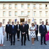 El presidente y los consejeros del Gobierno de Aragón han hecho balance de la legislatura