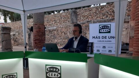 Carlos Alsina desde el Teatro Romano de M&eacute;rida