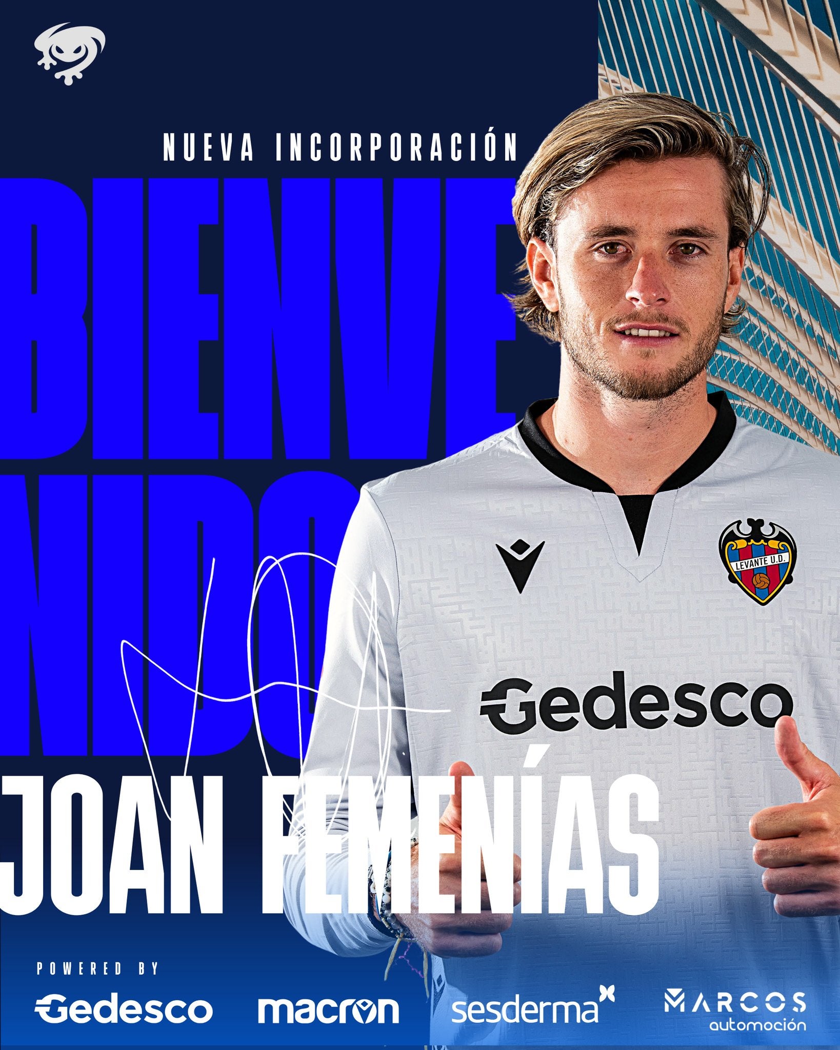 Joan Femenías ya es nuevo jugador del Levante UD Joan Femenías ya es nuevo jugador del Levante UD