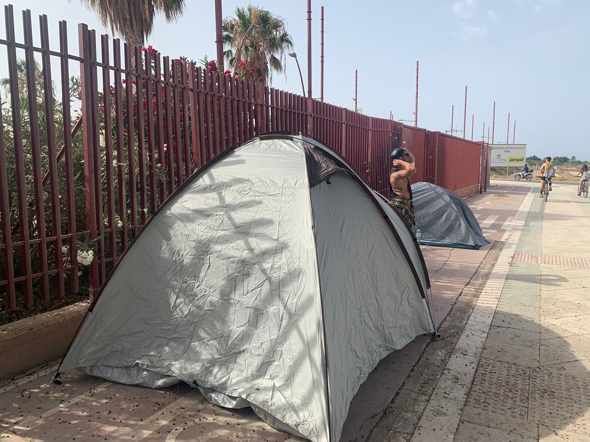 Comienzan las colas para el concierto de Rosalía en Almería Comienzan las colas para el concierto de Rosalía en Almería
