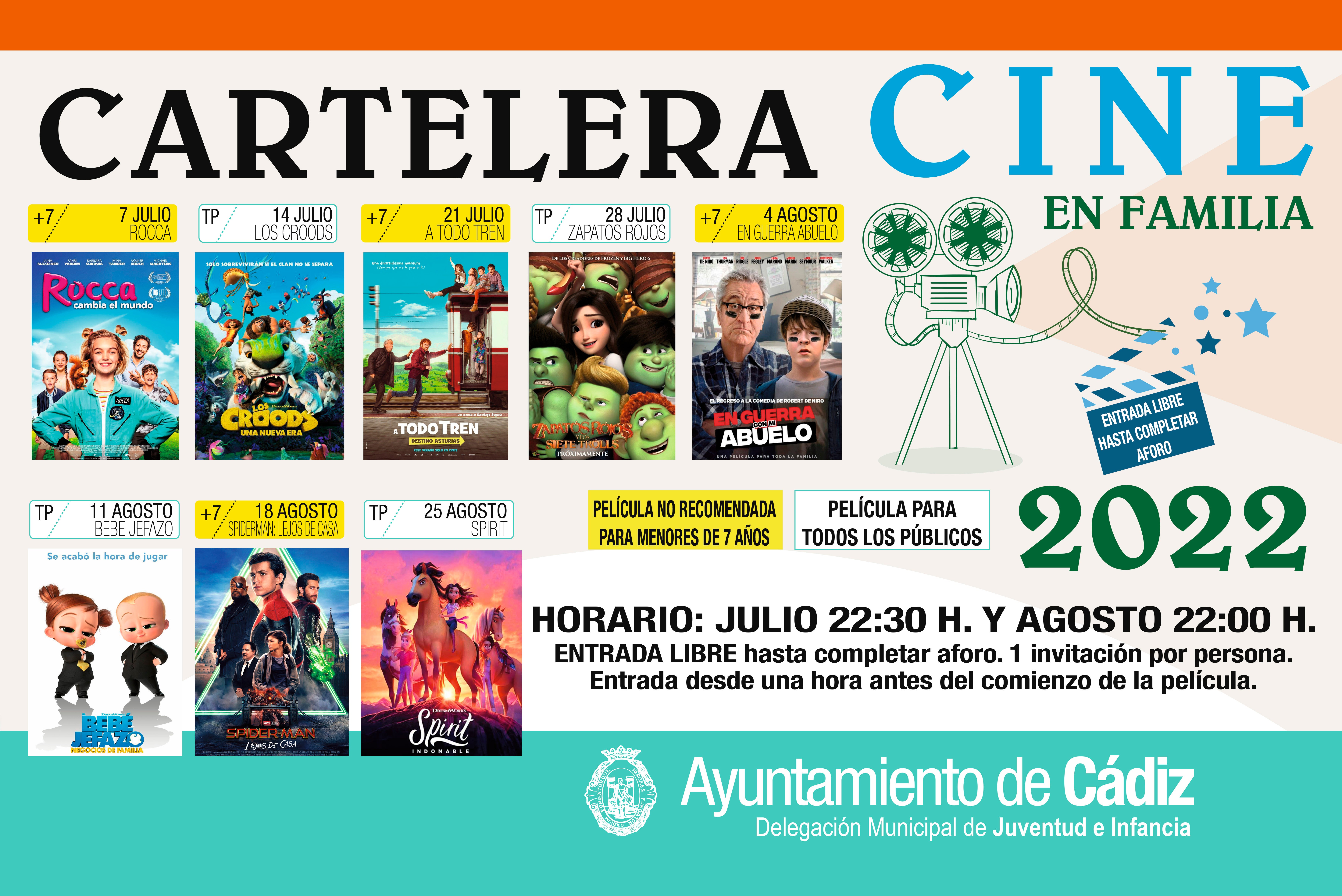 Comienza la programación del Cine en Familia 2022 en el patio de la antigua Casa del Niño Jesús Comienza la programación del Cine en Familia 2022 en el patio de la antigua Casa del Niño Jesús