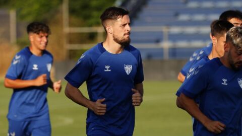 Entrenamiento del M&aacute;laga CF