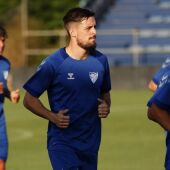 Entrenamiento del Málaga CF