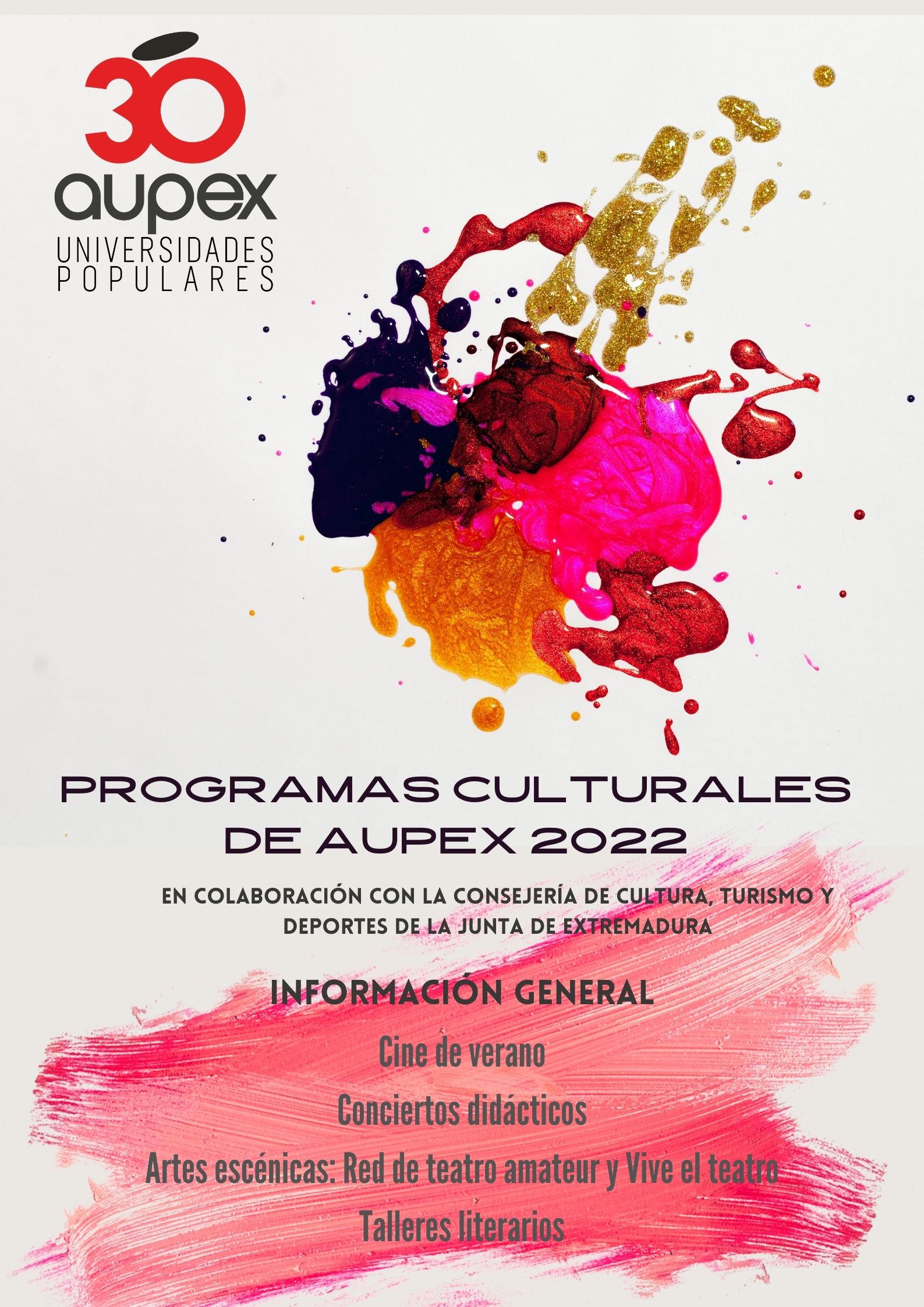 Los programas culturales 2022 están presentes en 90 Universidades Populares Los programas culturales 2022 están presentes en 90 Universidades Populares