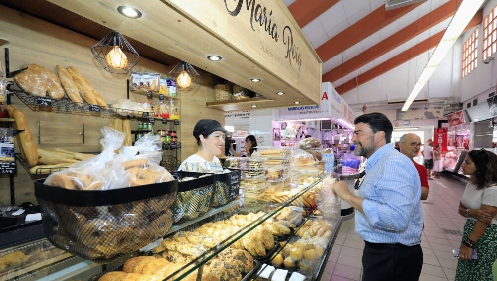 Mercado municipal de Carolinas en Alicante 