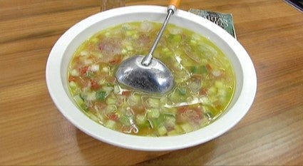 La curiosa receta de gazpacho "cavernícola" de Robin Food La curiosa receta de gazpacho "cavernícola" de Robin Food