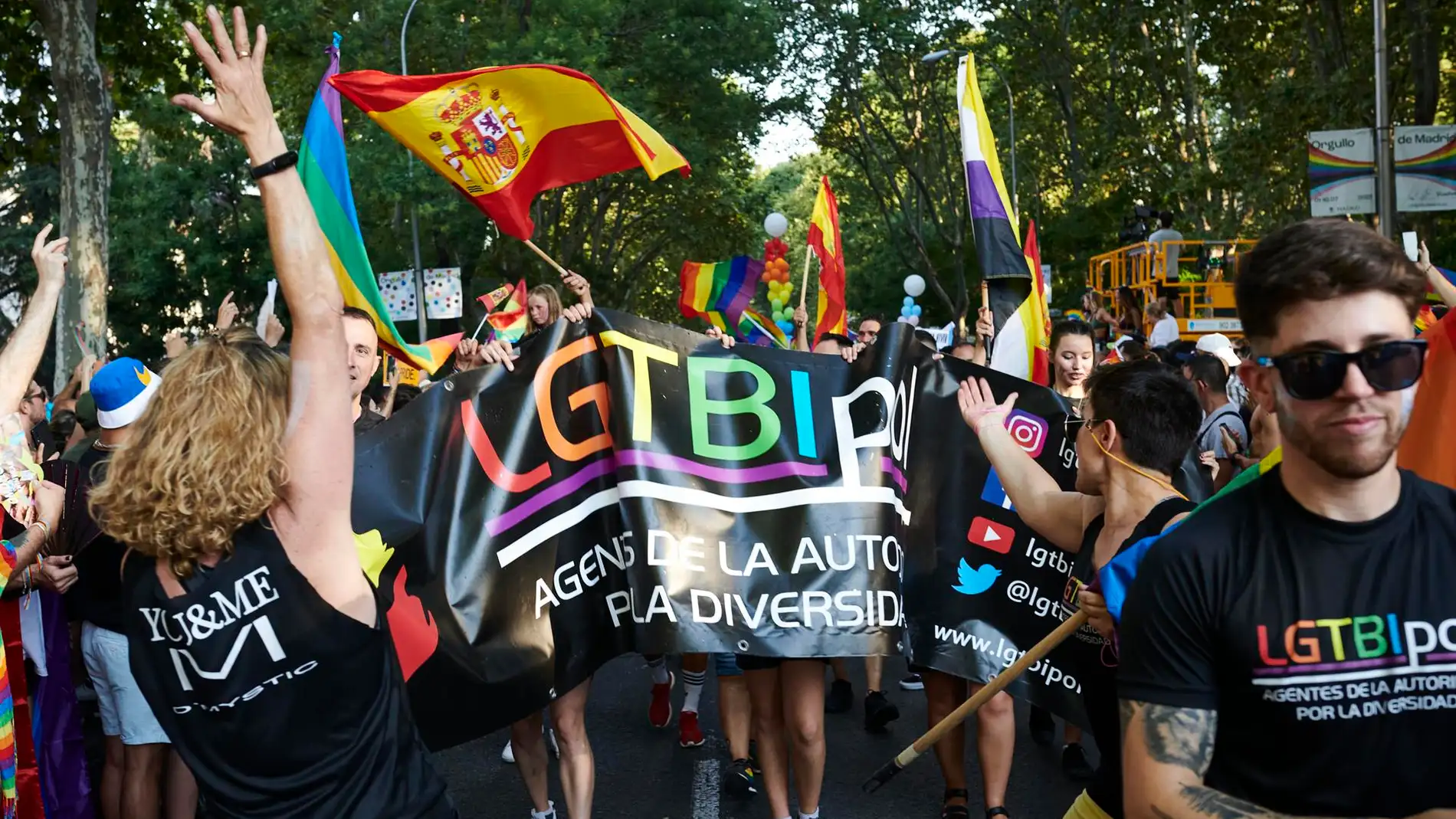 Decenas de miles de personas celebran el Orgullo en las calles de Madrid tras dos años de pandemia