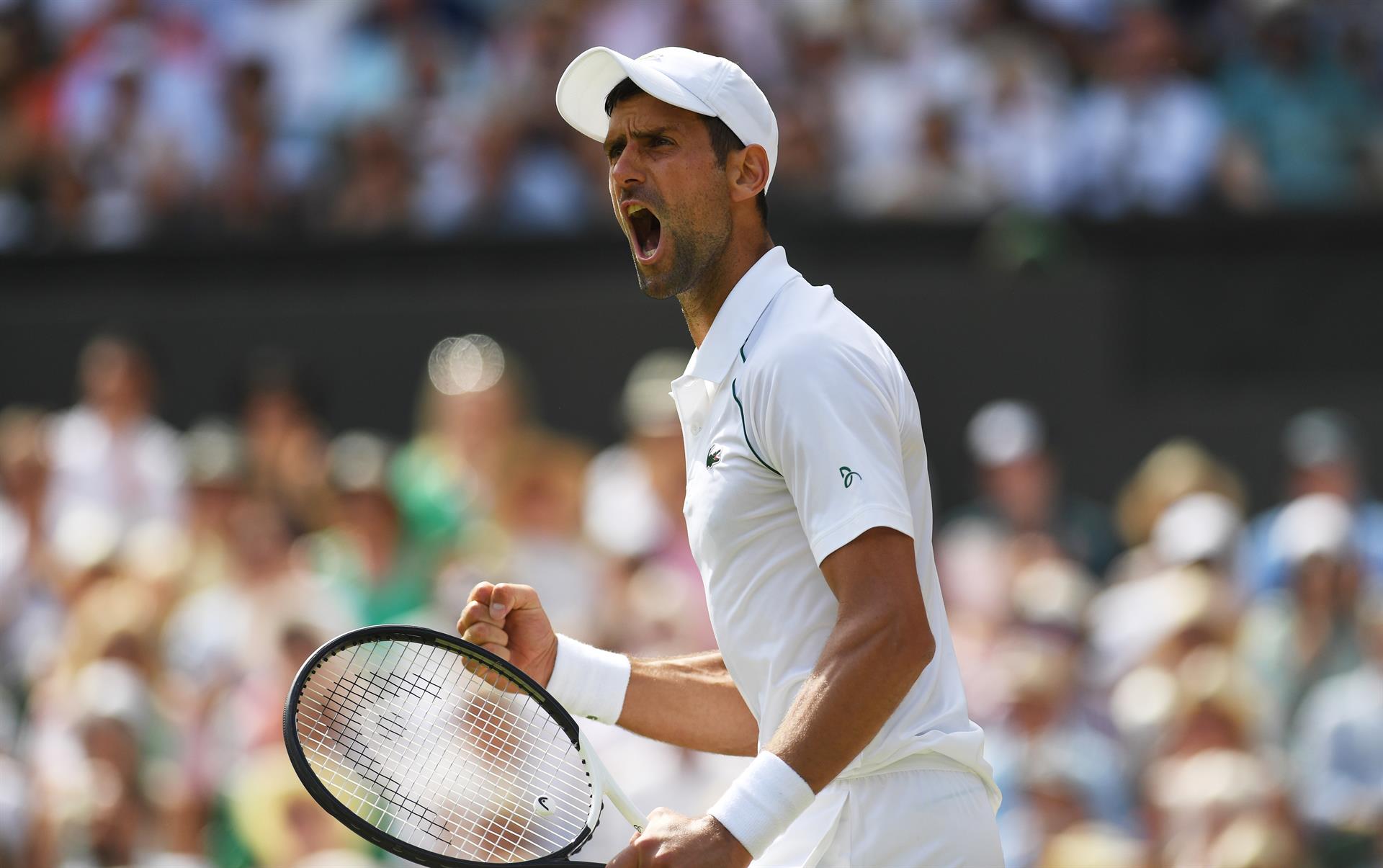 Djokovic, campeón de Wimbledon tras ganar la final ante Kyrgios en cuatro sets Djokovic, campeón de Wimbledon tras ganar la final ante Kyrgios en cuatro sets