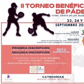 La Cofradía Infantil organiza un torneo de pádel benéfico en septiembre para celebrar su 75 aniversario 