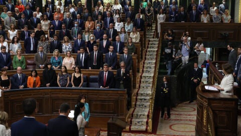 Cuca Gamarra en el debate sobre el estado de la naci&oacute;n