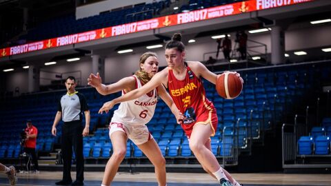 Carla Viegas en pista