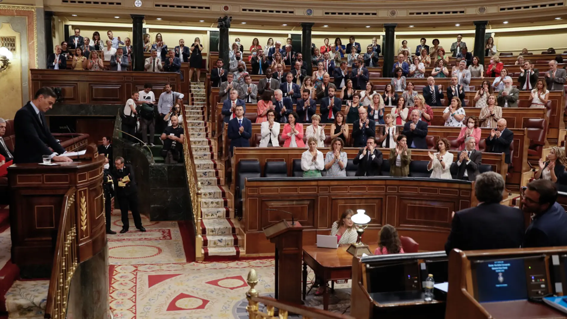 Imagen del Congreso de los diputados durante el debate