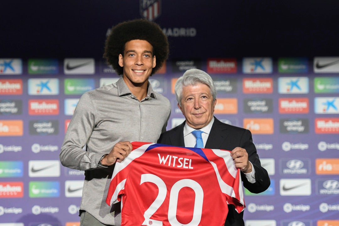 Witsel: "Simeone es uno de los mejores del mundo" Witsel: "Simeone es uno de los mejores del mundo"