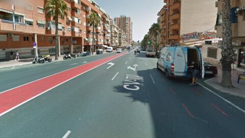 Avenida de Beniardá en Benidorm Avenida de Beniardá en Benidorm