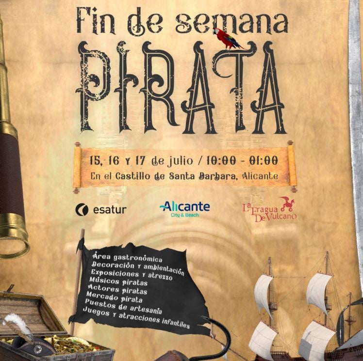 El "Fin de Semana Pirata" llega a Alicante El "Fin de Semana Pirata" llega a Alicante