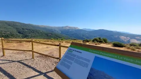 Piornal estrena dos nuevos miradores para disfrutar de las vistas del pueblo más alto de Extremadura