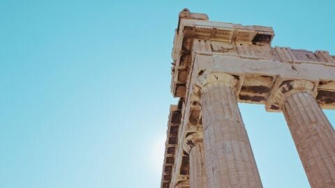 Imagen de archivo de un templo griego