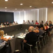 Reunión del Consejo Escolar Municipal de Elche en el mes de julio de 2022.